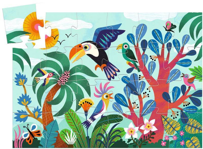 Puzzle tekturowe TUKAN 24 el. Djeco