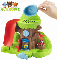 Zestaw zabawek kąpielowych wyspa pełna niespodzianek Klorofil