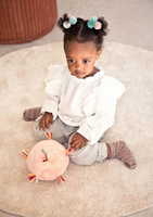 Pluszowa piłka sensoryczna z pozytywką wielofunkcyjna Sarenka Stella Lilliputiens