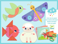 Zestaw artystyczny wycinanki kolaż Zwierzęta Djeco