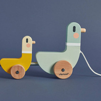 Zabawka do ciągnięcia na sznurku drewniane Kaczki Sweet Cocoon Janod