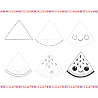 Zestaw kreatywny dla dzieci Rysowanie krok po kroku Modele kawaii Janod