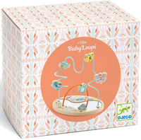 Motoryczna zabawka wczesnorozwojowa z drewna Baby Loopi Djeco