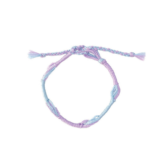 Zestaw kreatywny robienie biżuterii Tęczowe bransoletki 30 szt. Janod