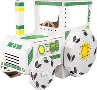 Zabawki z tektury Tektorado Traktor z naklejkami zieleń