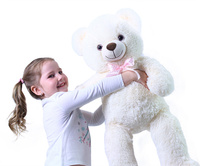 Maskotka dla dzieci duży biały miś Lily 78 cm Rappa