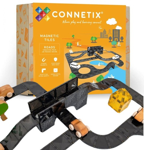 Klocki magnetyczne Connetix Creative Roads Pack 48 el