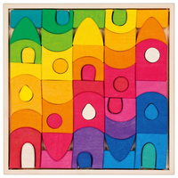 Klocki drewniane dla dzieci Miasto Goki