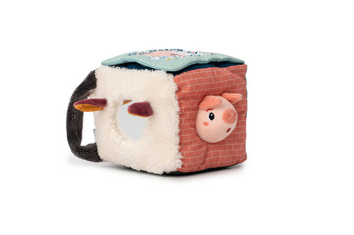 Kostka wielofunkcyjna miękka Wilk Louis Lilliputiens