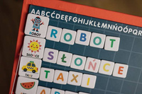 Magnetyczna układanka Polski Alfabet Magnetibook Janod