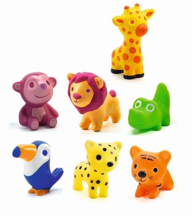 Figurki dla dzieci w zestawie Mieszkańcy sawanny Djeco