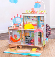 Domek dla lalek 2w1 diabelski młyn Fun Beach House KidKraft