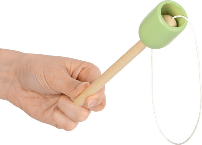 Drewniana gra zręcznościowa dla dzieci Łapanie piłeczki 4 kolory w zestawie Small Foot