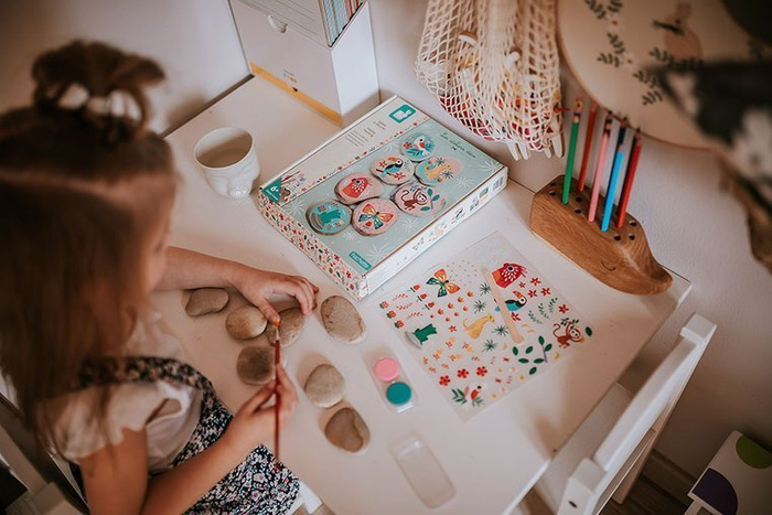 Zestaw kreatywny Kamienie do ozdabiania Janod