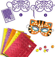 Zestaw zrób to sam 8 mozaikowych masek Djeco