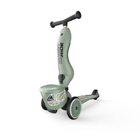 Jeździk i hulajnoga 2 w 1 zamykany schowek zielona linia Highwaykick 1 Lifestyle Scoot & Ride