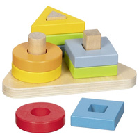 Drewniana układanka sortowanie kolorów Spirala Goki