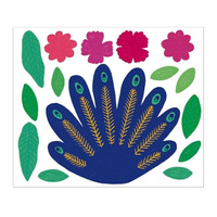 Zestaw kreatywny Papierowy wieniec na ścianę Paw 7+ Janod