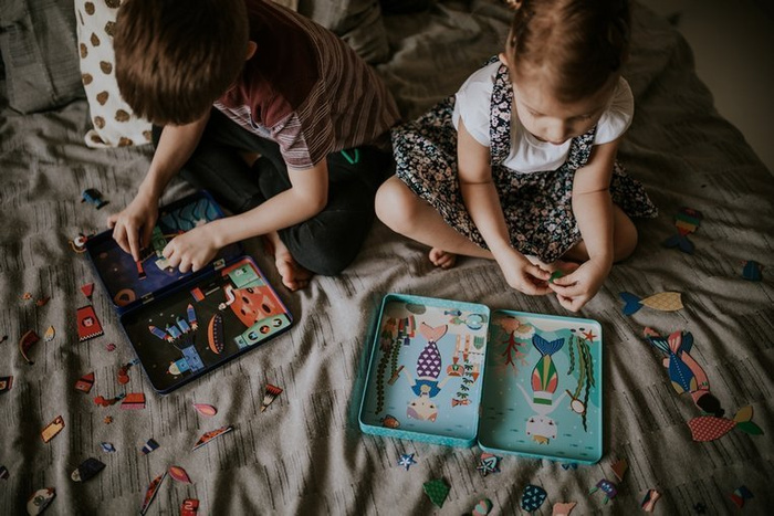 Magnetyczna układanka Rakiety kosmiczne Mudpuppy
