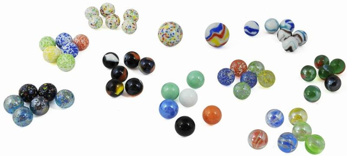 Szklane kulki - 56 szt. PM856 Buki
