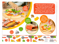 Pieczenie pizzy zestaw z drewnianymi akcesoriami Pretendables Fat Brain Toy