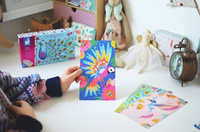 Zestaw artystyczny Czarodziejskie cyrkonie Piękne ptaki, Janod