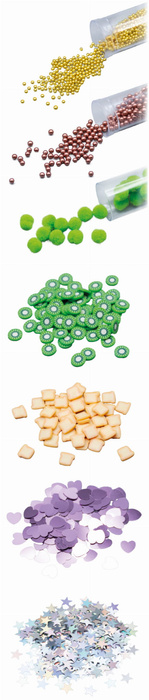 Zestaw kreatywny dla dzieci długopisy i mazak Słodkości Buki