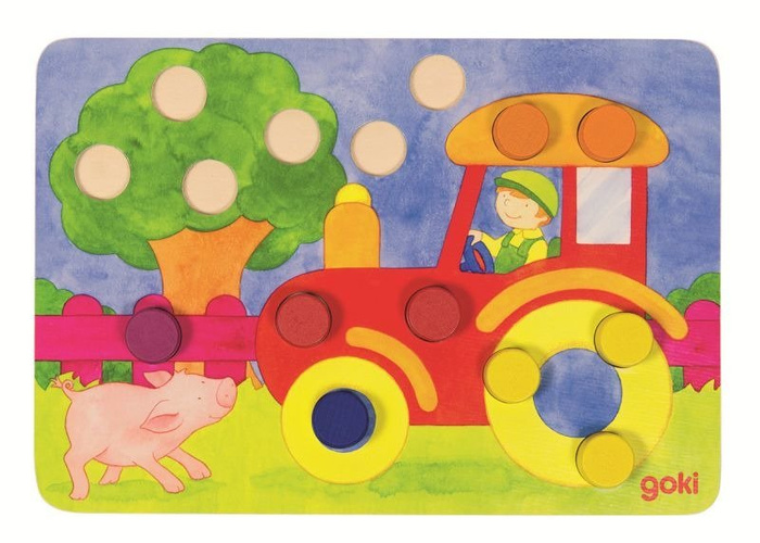 Gra dla dzieci. Kolorowy świat, goki