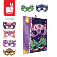 Zestaw kreatywny dla dzieci Mozaika Maski 7+ Janod