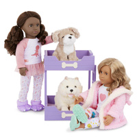 Łóżko piętrowe z pieskiem i akcesoriami Pup Bunks Our Generation