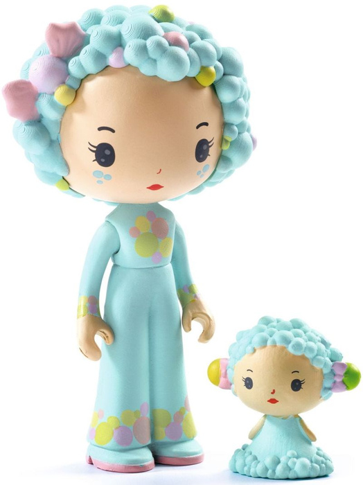 Zestaw minipokoik Blue w magnetycznym pudełku Tinyly Djeco