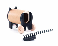 Zabawka do pchania Kot skarbonka Bajo