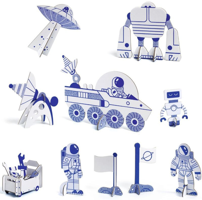 Rakieta kosmiczna zestaw zrób to sam Djeco