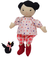 Lalka Nico z małym przyjacielem kurczakiem Manhattan Toy