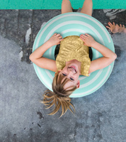 Kółko do pływania średnie 60 cm Garden Green Quut