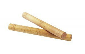 Drewniane pałeczki do wystukiwania rytmu, goki