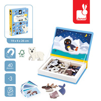 Magnetyczna układanka dla dzieci Zwierzęta polarne Janod