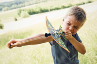 Szybowiec dla dzieci i proca Haba Terra Kids
