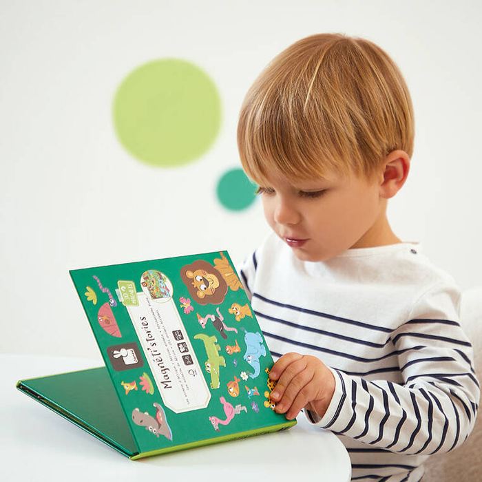 Magnetyczna układanka Afrykańskie zwierzęta Magneti'stories Janod