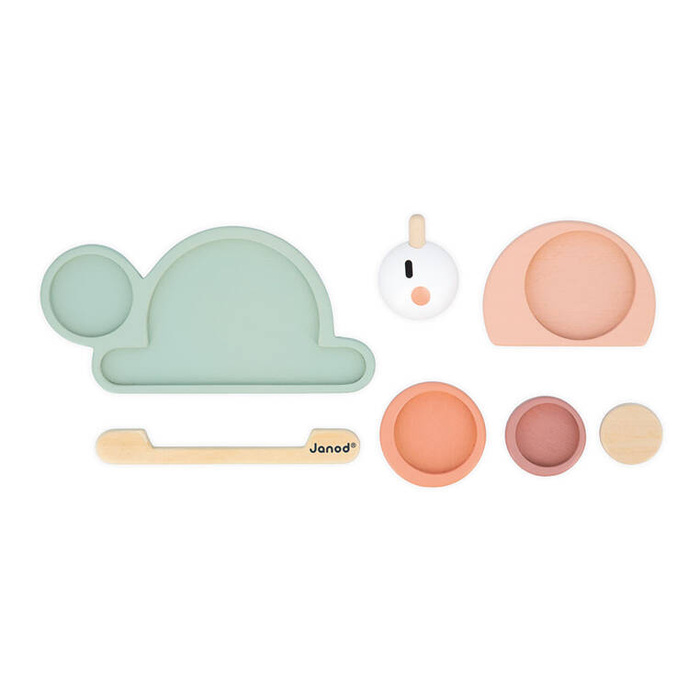 Układanka drewniana sensoryczna Ślimak Sweet Cocoon Janod