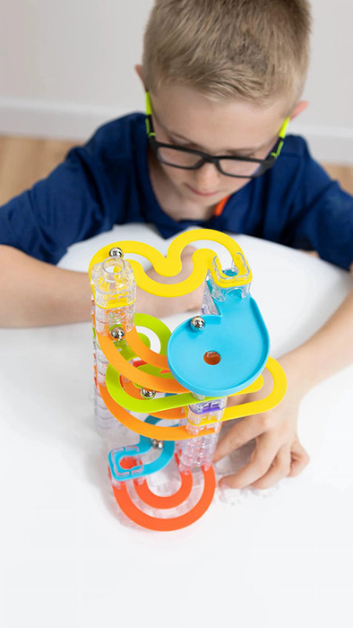 Interaktywny kulodrom dla dzieci Trestle Tracks Zestaw Konstruktorski Fat Brain Toys