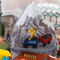 Drewniana kolejka górska dla dzieci na stoliku Rocky Mountain KidKraft 