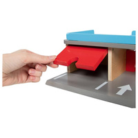 Parking dla autek drewniany dwupoziomowy City Goki