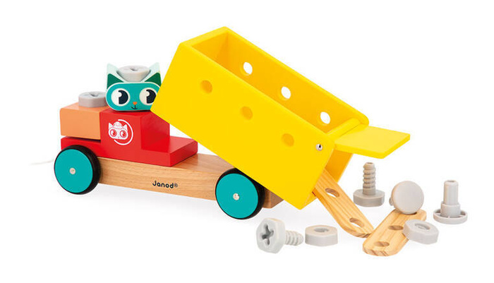 Ciężarówka do składania i ciągnięcia Brico Kids Janod