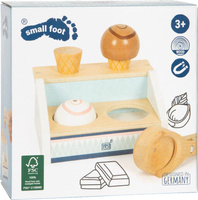 Drewniany zestaw do lodów Small Foot imitacje artykułów spożywczych dla dzieci