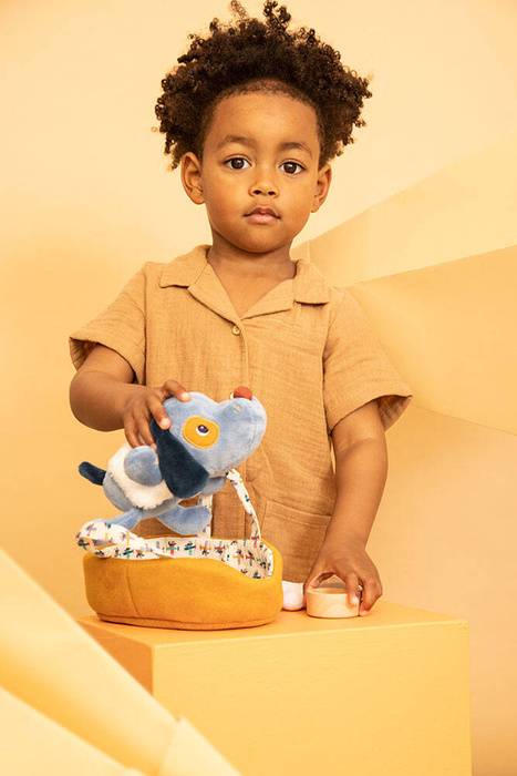 Przytulanka piesek z koszyczkiem i akcesoriami Piesek Jules Lilliputiens