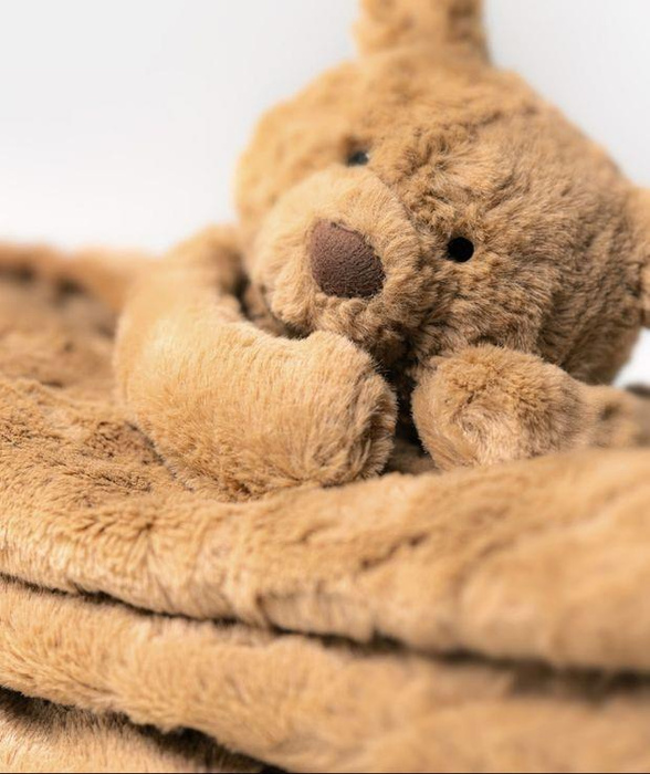 Miś Bartłomiej Kocyk Brązowy 70 cm