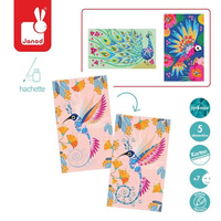 Zestaw artystyczny Czarodziejskie cyrkonie Piękne ptaki, Janod