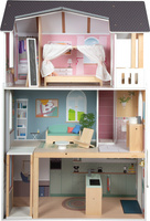 Duży domek dla lalek z drewna Willa z dodatkami Small Foot