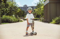 SCOOTANDRIDE Kask S-M dla dzieci 3+ Olive